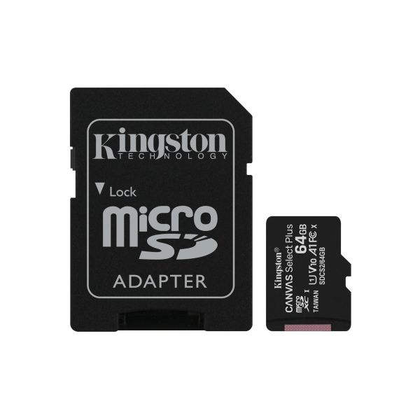 Kingston Canvas Select Plus micSDXC 64GB Flashgeheugen