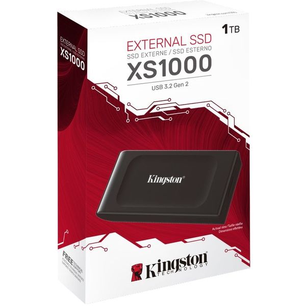 Kingston XS1000 1TB Zwart