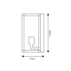 Fantasia KAGO ruggine wall lamp 1xE27 max 60W