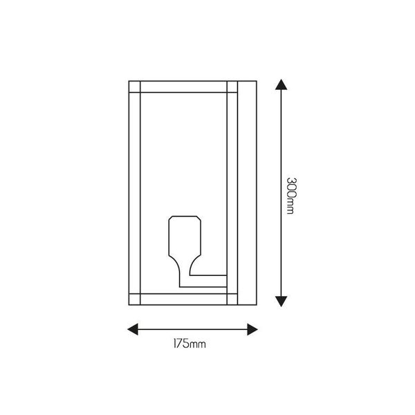 Fantasia KAGO ruggine wall lamp 1xE27 max 60W