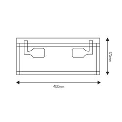 Fantasia KAGO ruggine ceiling lamp 2xE27 max 60W