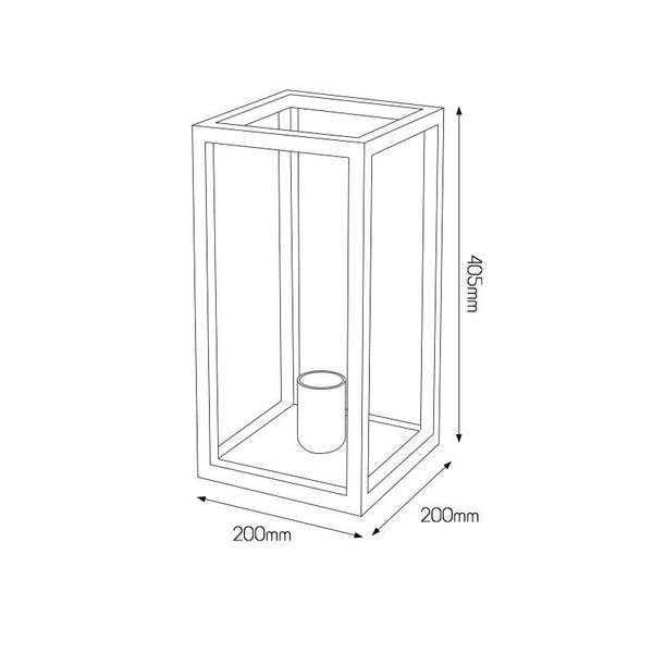 Fantasia KAGO ruggine table lamp 1xE27 max 60W