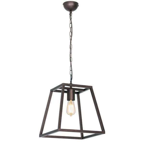 Fantasia KAGO aged copper pendant trapeze 1xE27 max 60W