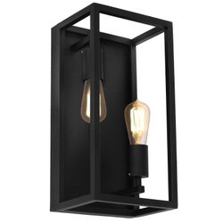 Fantasia KAGO black ceiling lamp 2xE27 max 60W