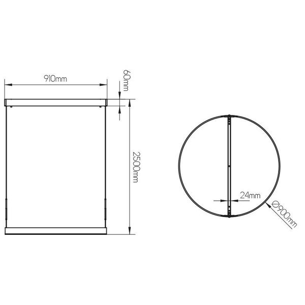 Fantasia PURE pendant round D90 LED 35W bronze