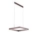 Fantasia PURE pendant square 60X60 LED 31W bronze