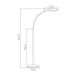 Fantasia ZONIC floor Lamp white power LED SMD 4,5W/660lm