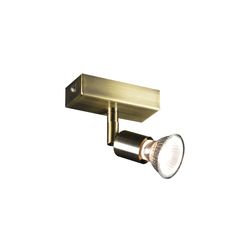 Fantasia RUNE 3 1L WALL GU10 LED 5W dim ANTIQUE BRASS