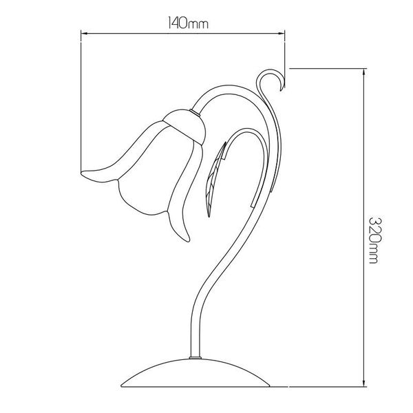 Fantasia ASPER TABLE LAMP E14X1