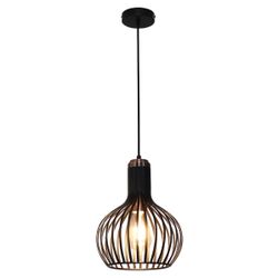 Fantasia RAGA pendant 1x E27 black + copper diam 23,5