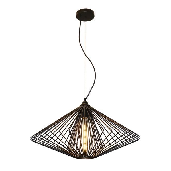 Fantasia DAXOS pendant 1x E27 black diam 60