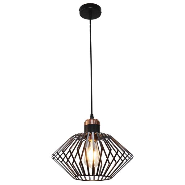 Fantasia SHURU pendant 1x E27 black + copper