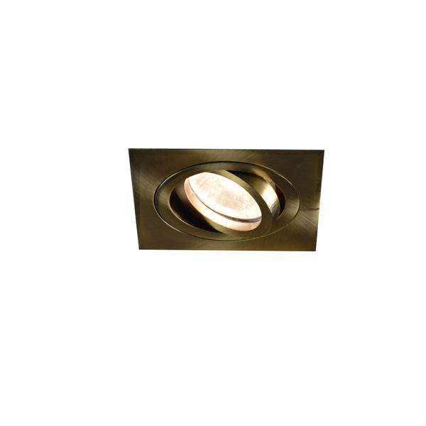 Fantasia LINUX LED square ant.brass  + GU10 5W