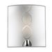 Fantasia SIRI wall lamp E27 1x60W Chrome + White glass