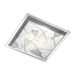 Fantasia ASARI ceiling lamp E27 2x60W Chrome + White glass