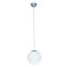 Fantasia SPHERE Pendent White + satin Nickel 1x 60W E27 D25