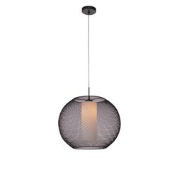 Fantasia LUNKI pendant 1xE27 black/white white glas diam 50cm