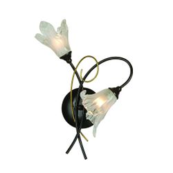 Fantasia KISS Wall lamp 2x G9 LED incl Black/red