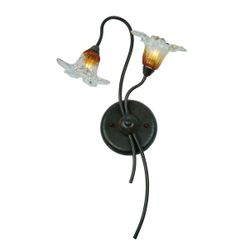 Fantasia MEGAN Wall lamp 2x G9 LED incl Black/red