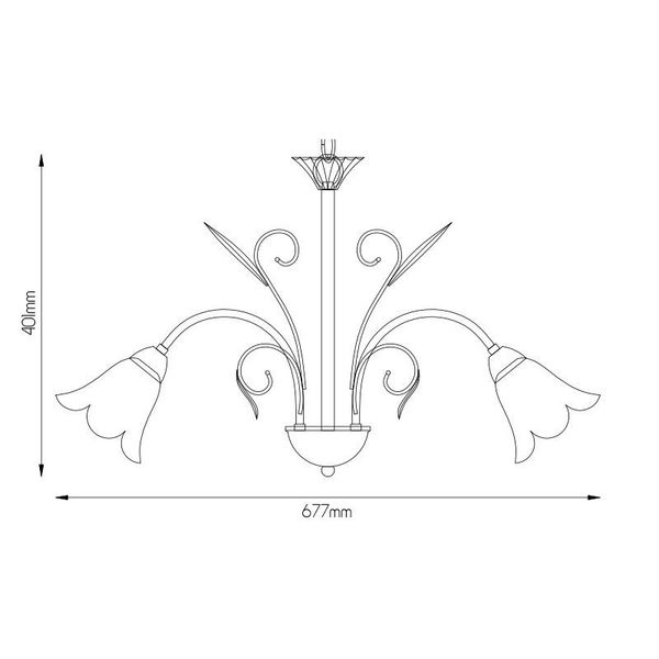 Fantasia SURYA pendant 5x E14