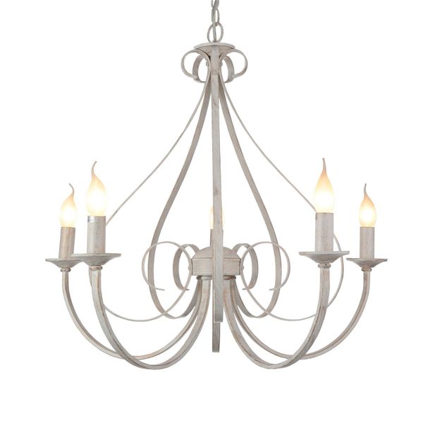 Fantasia MARQUIS pendant 5x E14 old white