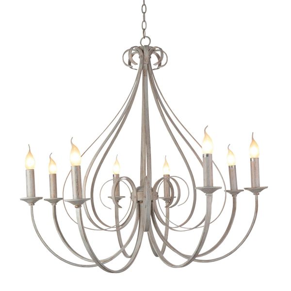 Fantasia MARQUIS pendant 8x E14 old white