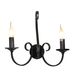 Fantasia MARQUIS Wall lamp 2xE14 black