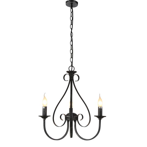 Fantasia MARQUIS pendant 3x E14 black