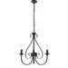 Fantasia MARQUIS pendant 3x E14 black