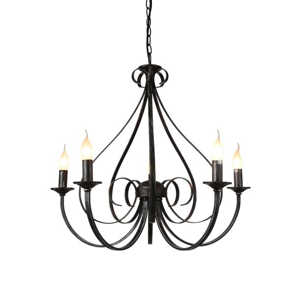 Fantasia MARQUIS pendant 5x E14 black