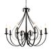 Fantasia MARQUIS pendant 8x E14 black