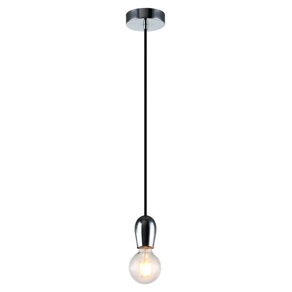 Fantasia KOBAR pendant Black/chrome 1x E27