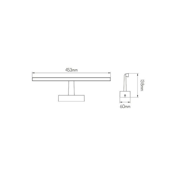 Fantasia AMUR LED 8Watt 369Lm 3000K IP23 Sand black