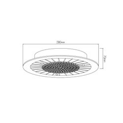 Fantasia KARAL ceiling light Led 12W 1140Lm 3000K Round