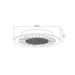 Fantasia KARAL ceiling light Led 12W 1140Lm 3000K Round