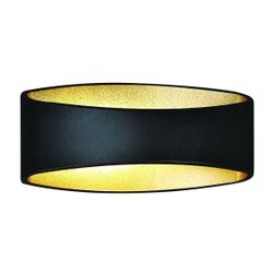 Fantasia MYRA v2.0 wall lamp up-down LED 6W satin black/gold, driver incl