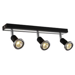 Fantasia ROBUS spot head 3xGU10 5W LED black/Chrome