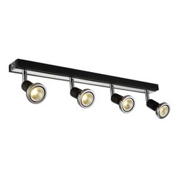 Fantasia ROBUS spot head 4xGU10 5W LED black/Chrome