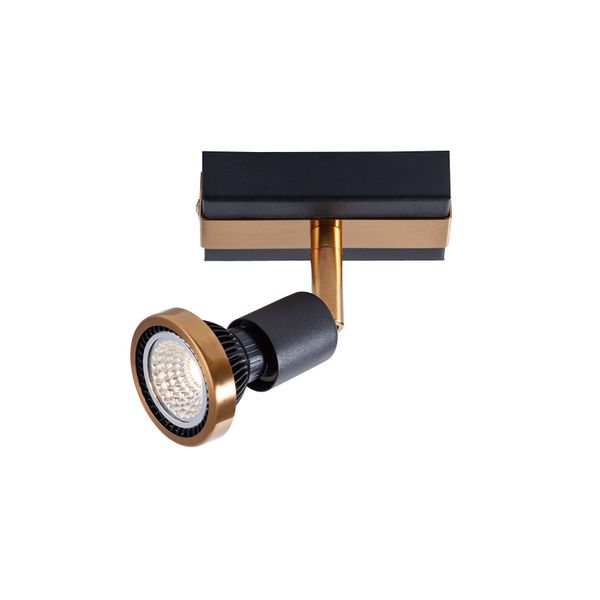 Fantasia ROBUS 1L GU10 LED 5W dim incl. black / bronze