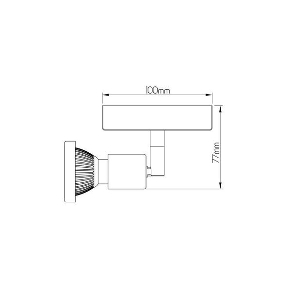 Fantasia ROBUS spot head 1xGU10 5W LED white/Chrome