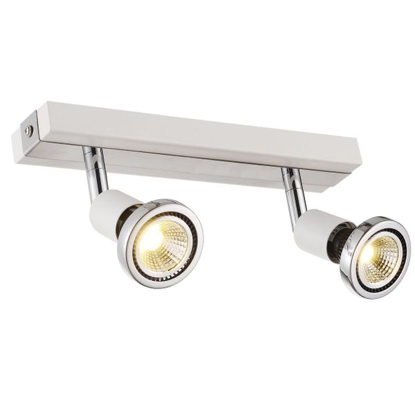 Fantasia ROBUS spot head 2xGU10 5W LED white/Chrome