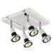 Fantasia ROBUS square spot head 4xGU10 5W LED white/Chrome