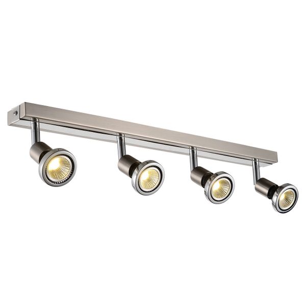 Fantasia ROBUS spot head 4xGU10 5W LED satin-chrome/Chrome