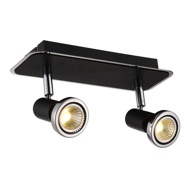 Fantasia XZIBIT spot head 2xGU10 5W LED  black/Chrome