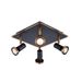 Fantasia XZIBIT 4L GU10 LED 5W dim incl. black / bronze