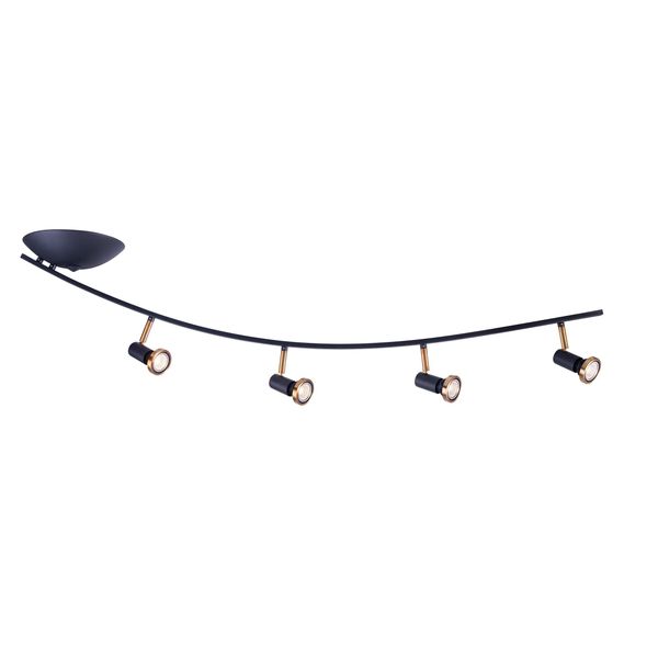 Fantasia XZIBIT 4L arc GU10 LED 5W dim incl. black / bronze