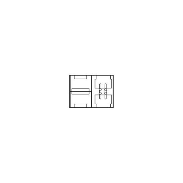 Fantasia 8mm double end connector for SMD3528 flexible strip