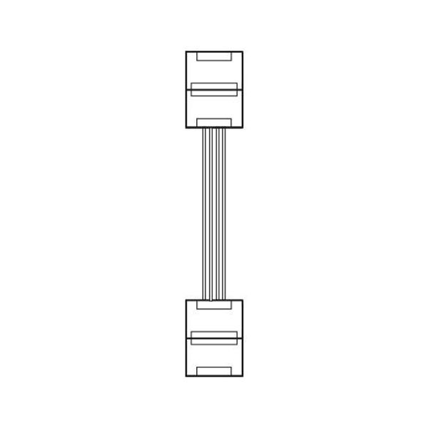 Fantasia 10mm double end connector with wire SMD5050 RGBflexible stri