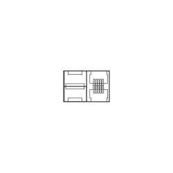 Fantasia 10mm double end connector without wire for RGBW flexible strip