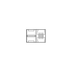 Fantasia 10mm double end connector without wire forCCT flexible strip